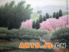 湖滨春意