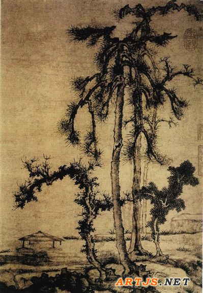 《松亭图》