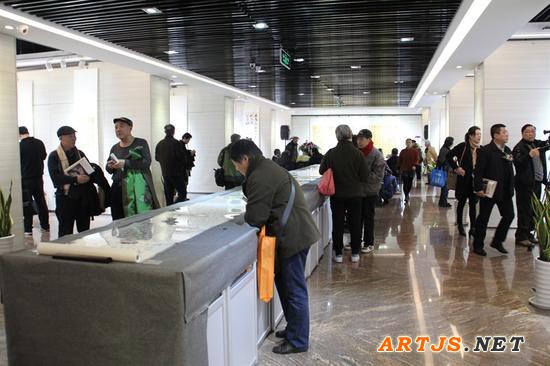 书法展现场