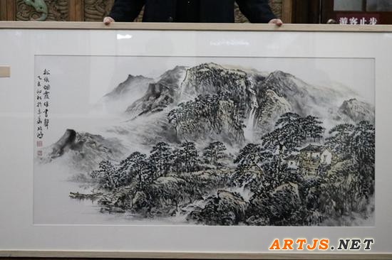 艺术大家陈佩秋先生特此为画展题写“翰墨丹心”